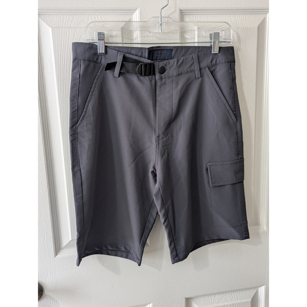 Nomad Evolution Cargo Hiking Shorts Men's Size S Charcoal Gray